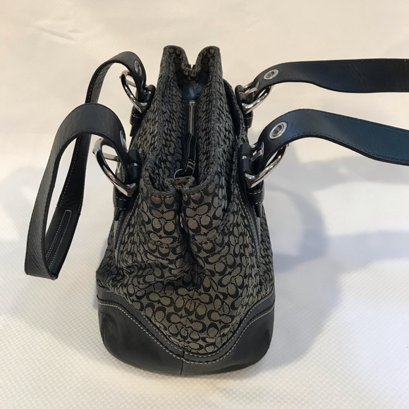 Coach Signature Textile & Leather Tote - Picture 4 of 10